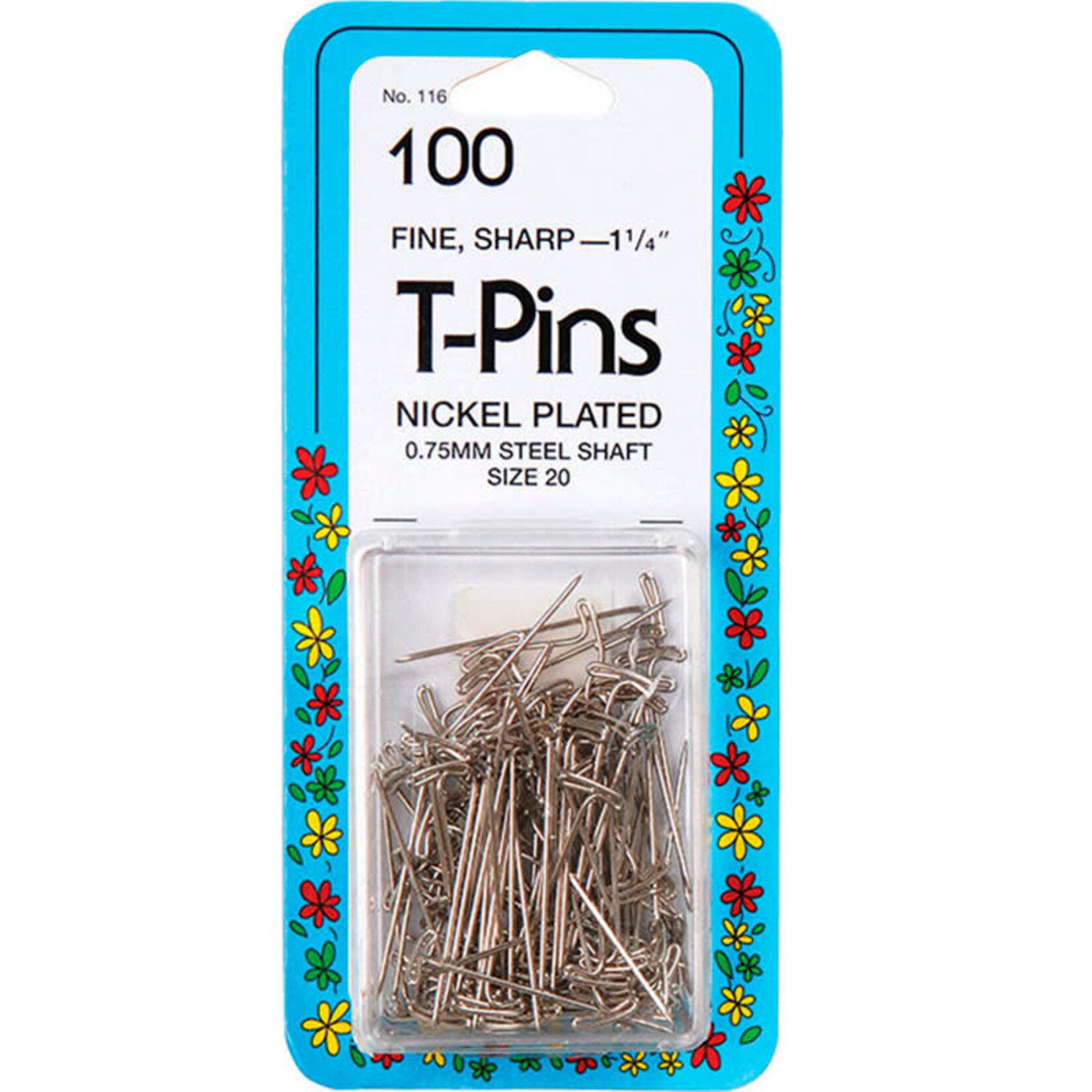 T Pins 1-1/4'' 100Ct