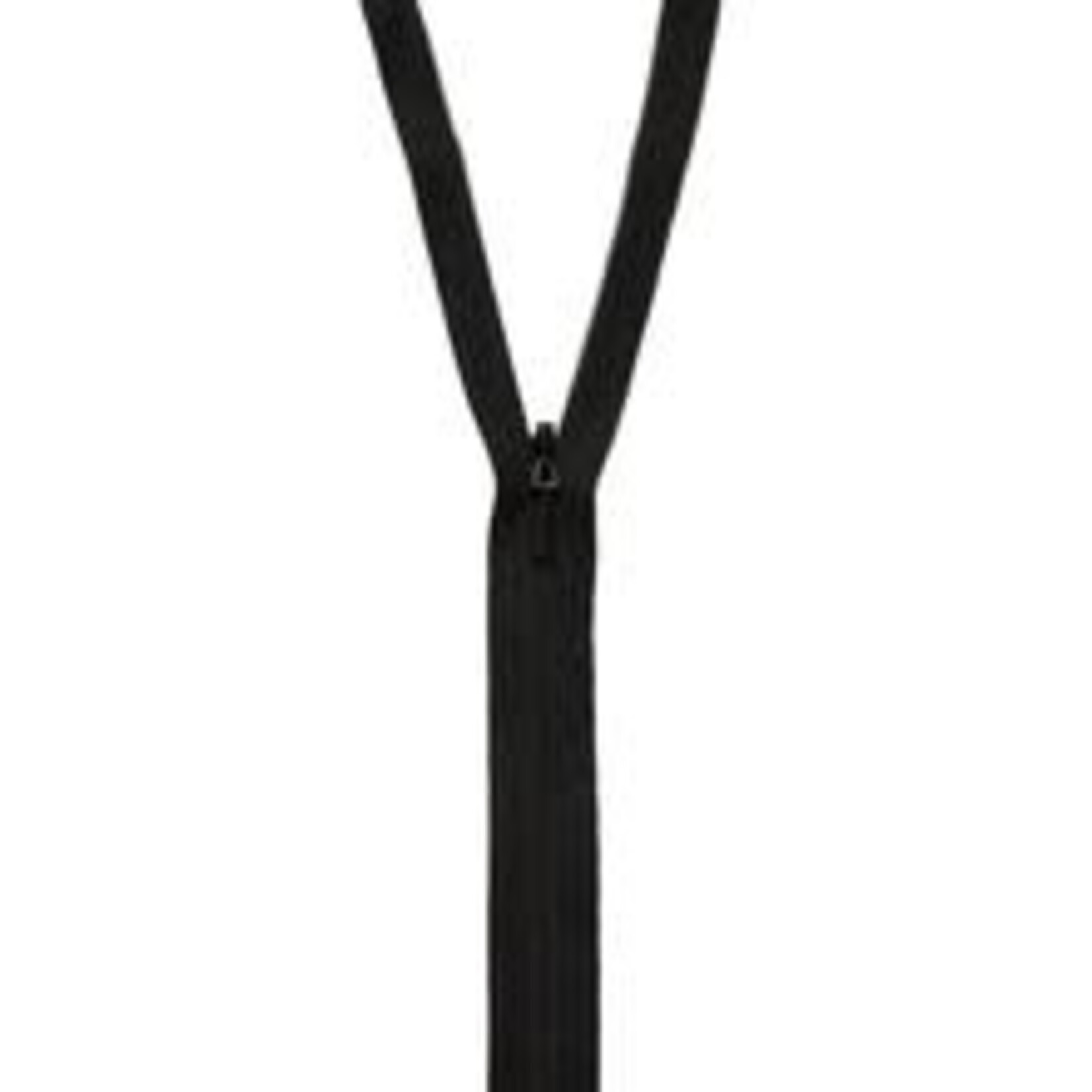 YKK Unique Invisible Zippers 18 In Black 100% Poly Tape
