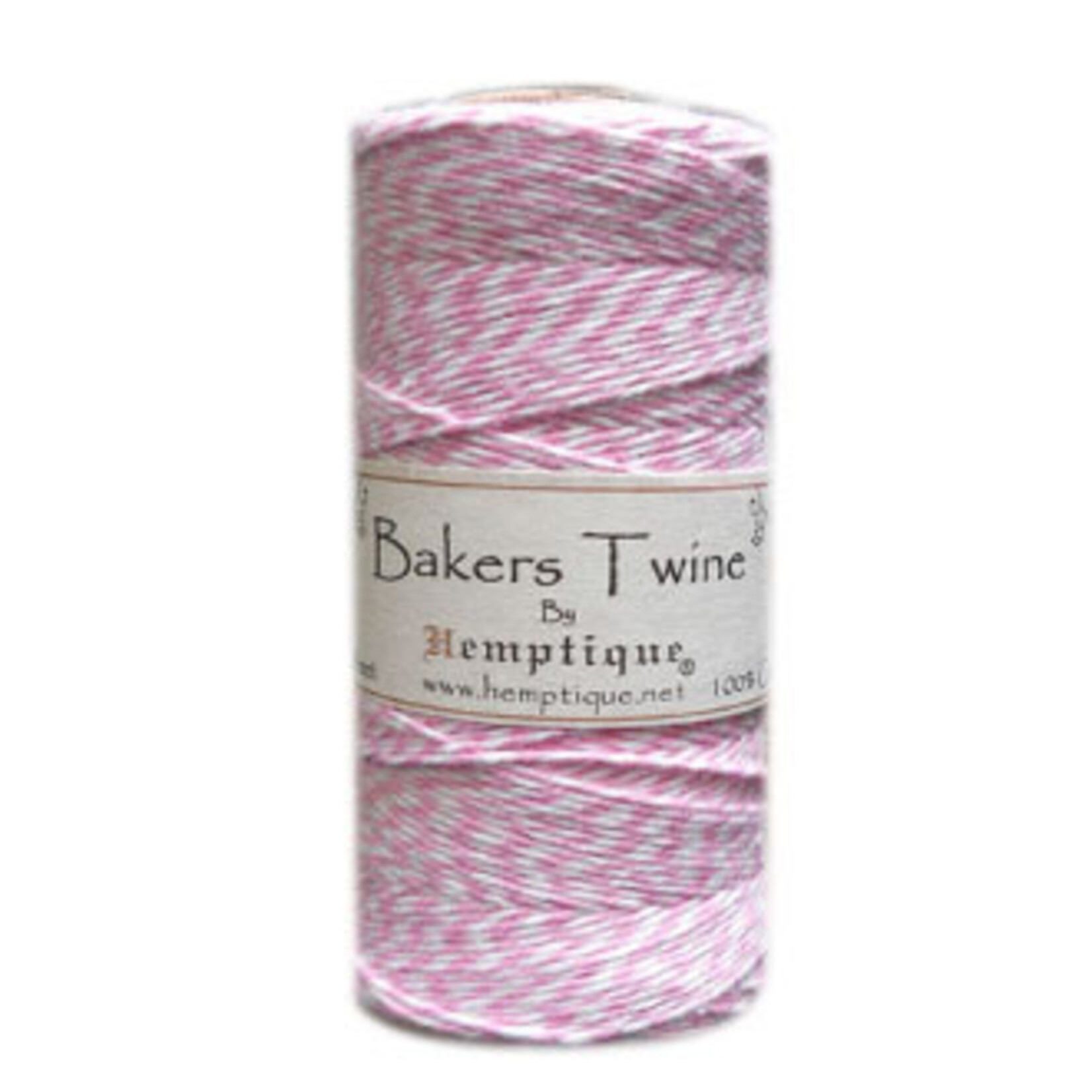 Hemptique Bakers Twine 410Ft Light Pink / White