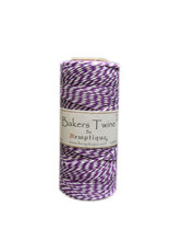 Hemptique Bakers Twine 410Ft Purple / White