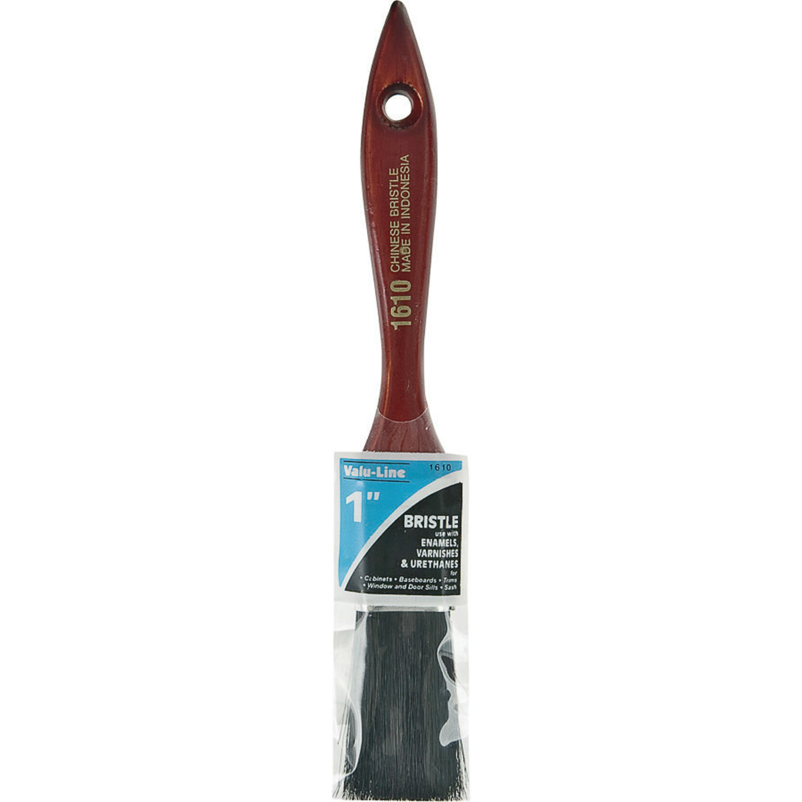 Linzer Brush Varnish & Chip Brushes, Black Bristle, 1''