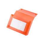 Filexec Index Card Case 5.25X3.5 Tangerine