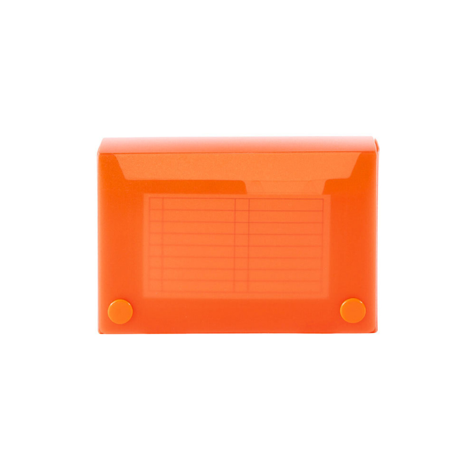 Filexec Index Card Case 5.25X3.5 Tangerine