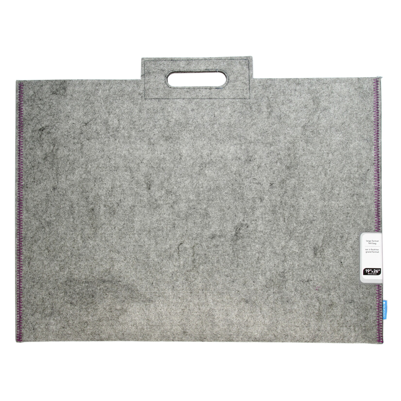 Itoya Profolio Midtown Bags, 19'' X 26'' Gray/Purple