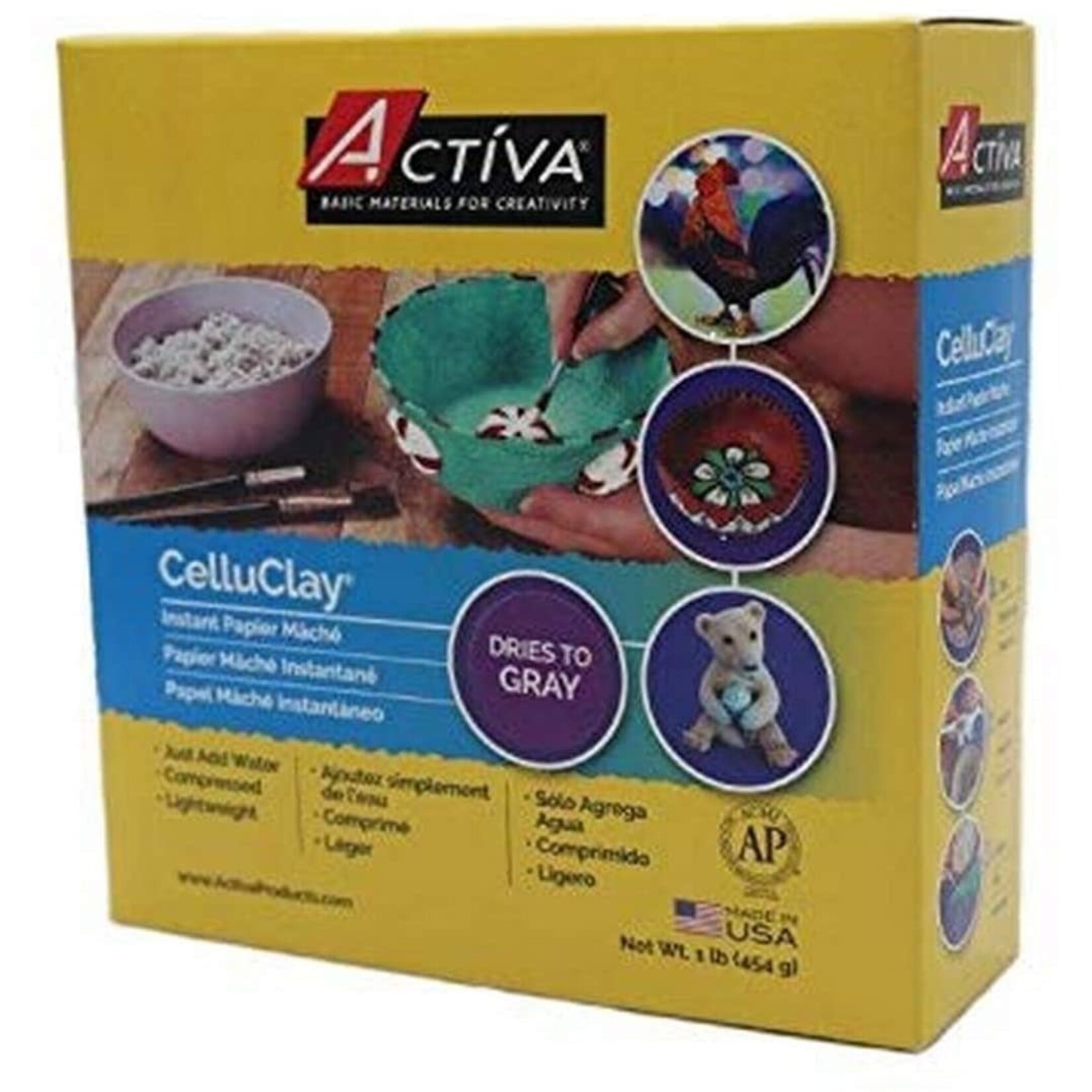 Activa Celluclay Gray Pak 1Lbs