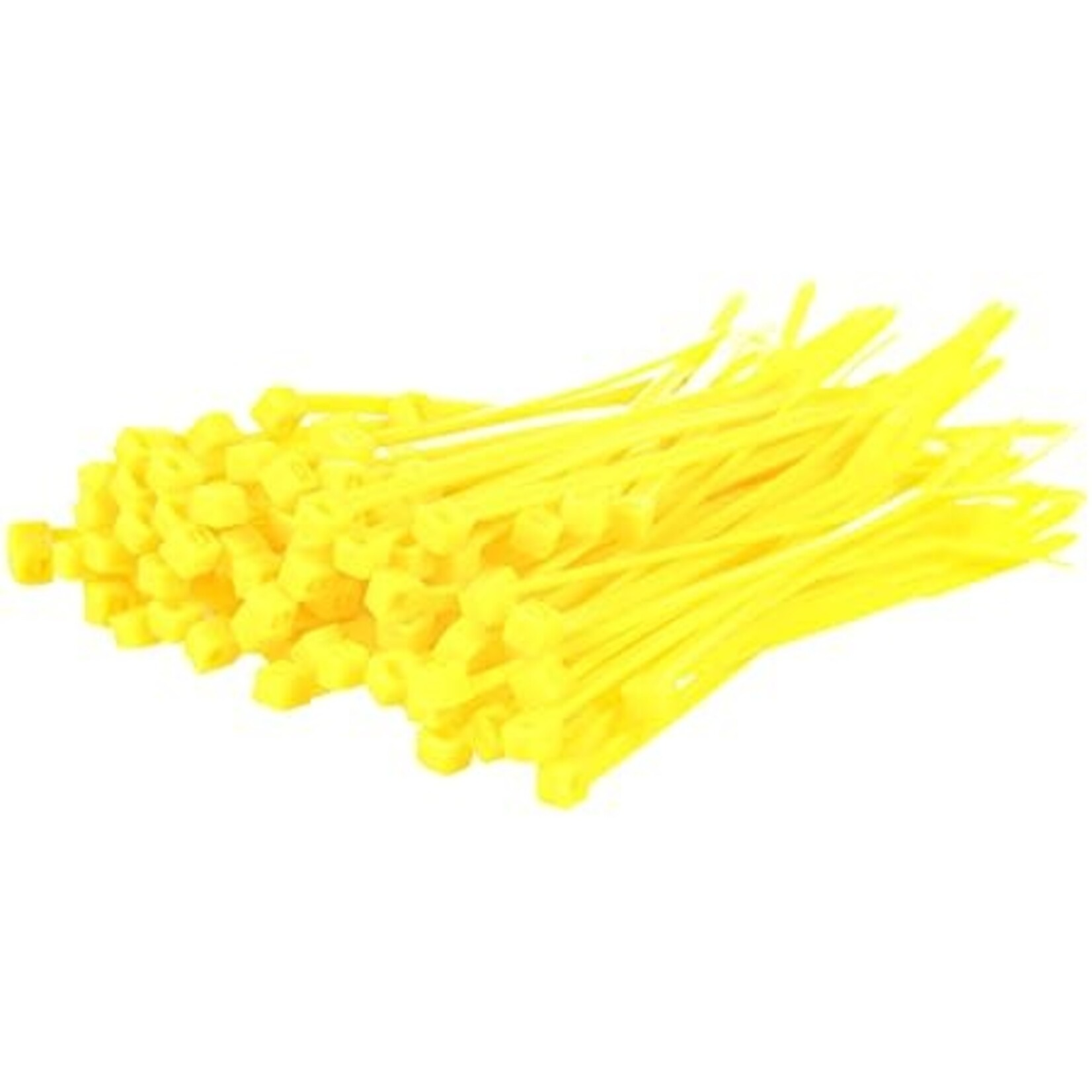 none Zip Ties 10" - Bright Yellow - 3 oz (approx 50 ties)