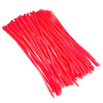 none Zip Ties 10" - Flour Red - 3 oz (approx 50 ties)