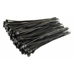 none Zip Ties 10" - Black- 3 oz (approx 50 ties)