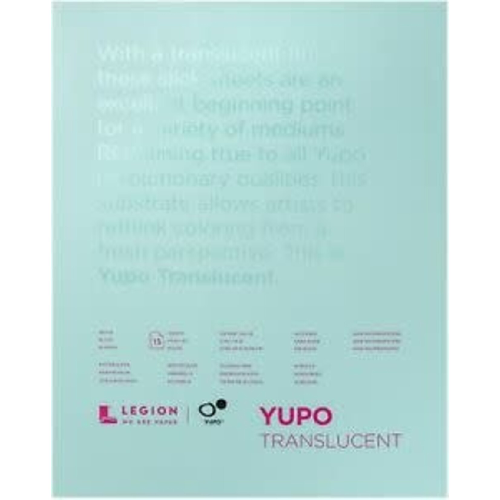 Yupo Yupo Translucent Pads 9X12 153Gsm Smooth