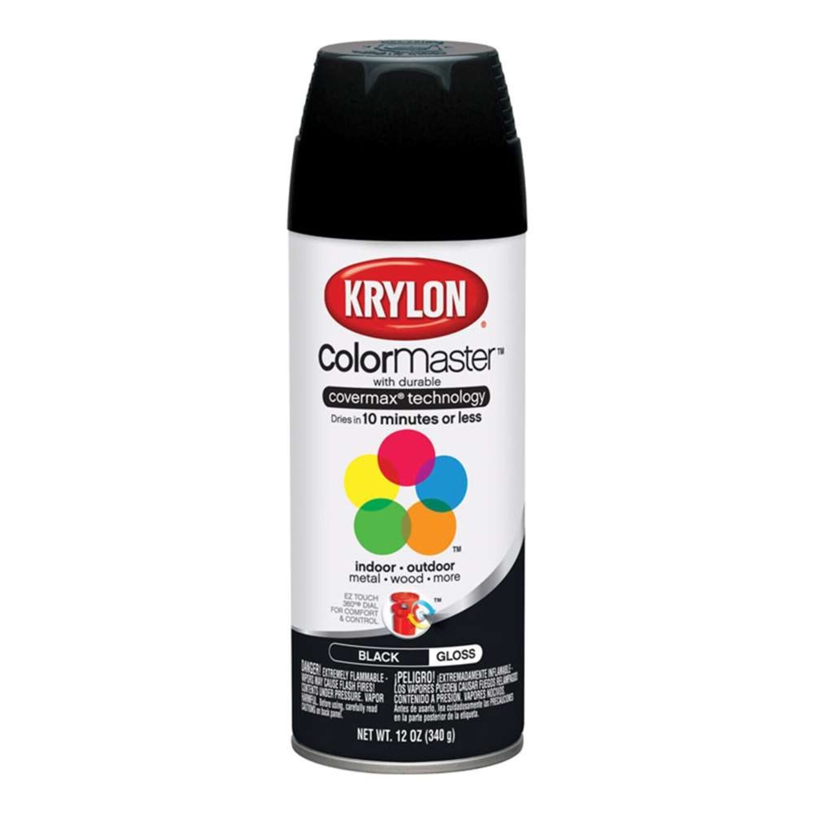 Krylon Krylon Colormaster Gloss Black