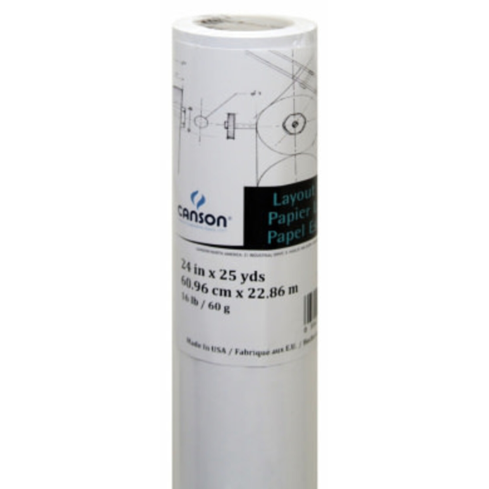 Canson Roll: Bond Poster 16 Lb 18X25 Yd