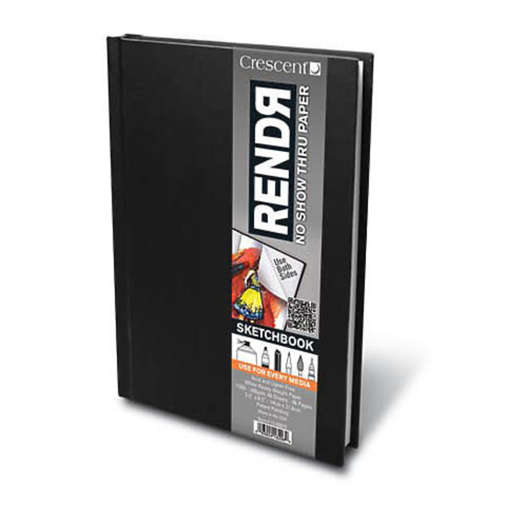 Crescent Board Rendr Hard-Cover Sketch Books, 5.5'' X 8.5''