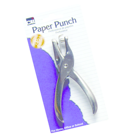 Charles Leanord Charles Leonard One-Hole Metal Paper Punch - Stainless Steel Standard 1Pk Bp 1-Hole