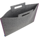 Itoya Profolio Midtown Bags, 23 X 31 Gray/Purple
