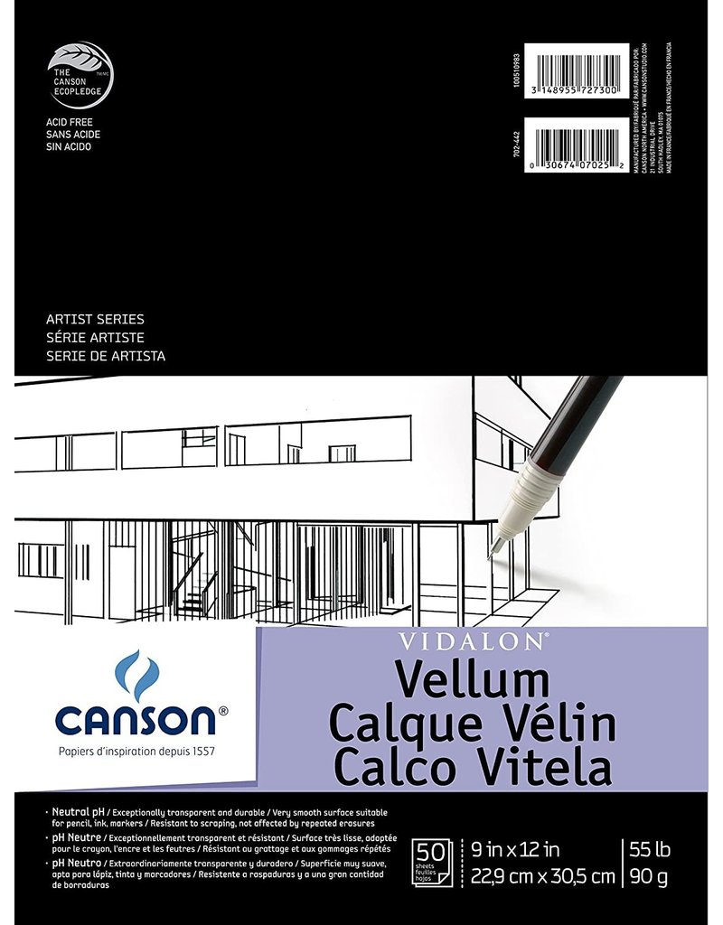 Canson Vidalon 55Lb 11X14 50Sh