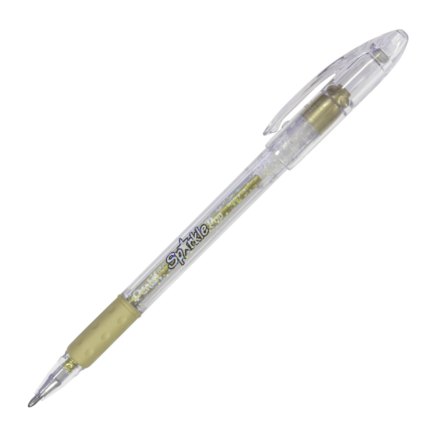 Pentel Sparkle Pop Metallic Gel Pens, Gold/Light Gold Metallic