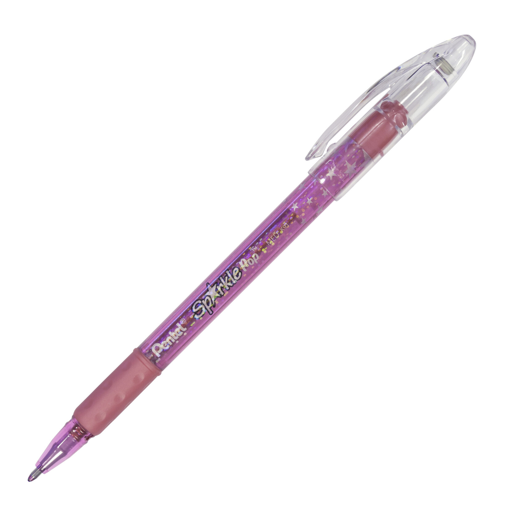 Pentel Sparkle Pop Metallic Gel Pens, Pink/Light Pink Metallic