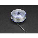 Adafruit Stainless Thin Conductive Yarn / Thick Conductive Thread - 30 Ft