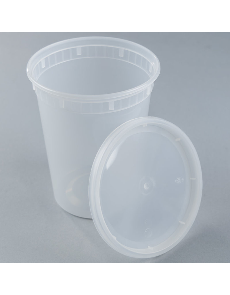 Translucent Plastic 32oz Container