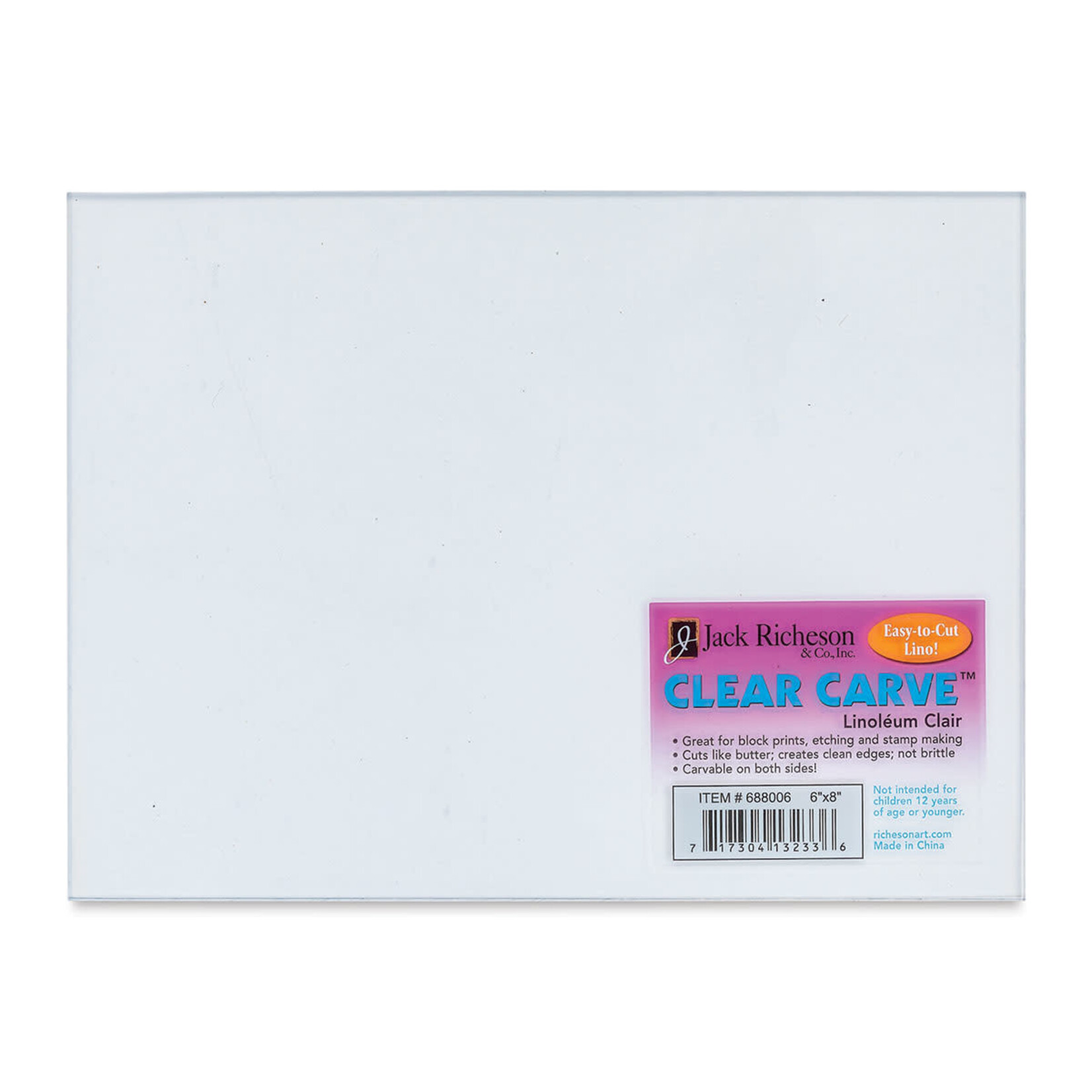 Jack Richeson Clear Carve Linoleum 6x8 in