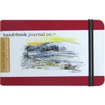 Global Hand Book 3.5 X 5.5 Landscape, Vermilion Red