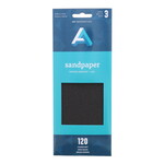 Art Alternatives Sandpaper Coarse 120 Grit 3/Pk