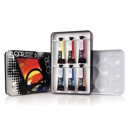 Japanese Watercolor Pan Sets, 6-Color Basic Set - MICA Store