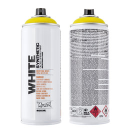 Montana Montana Cans WHITE Spray Paint, 400ml, Brasil
