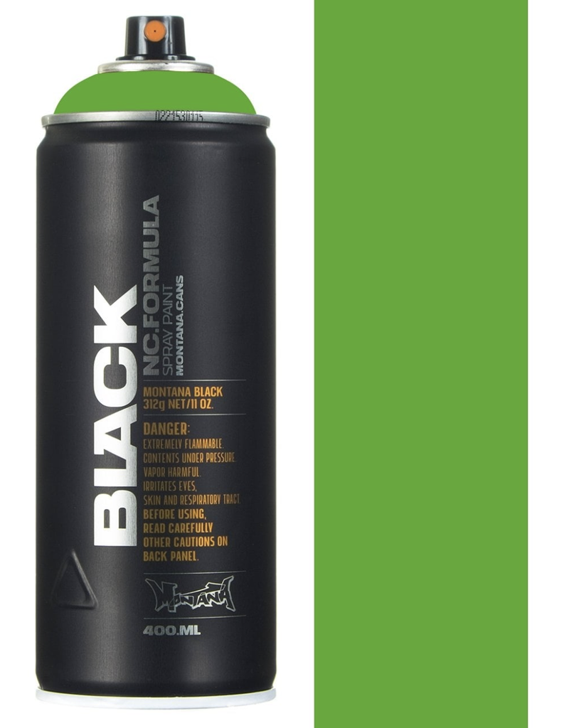 Montana Black Spray Paint TAG Green