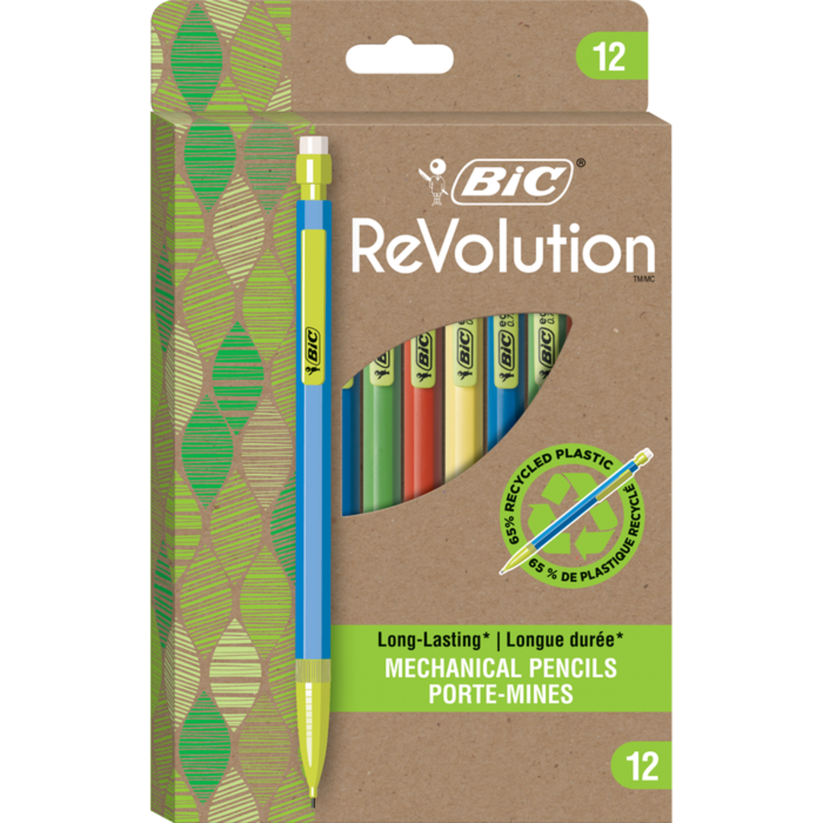 Bic BIC ReVolution Recycled Mechanical Pencil - Black .7mm 12Pk