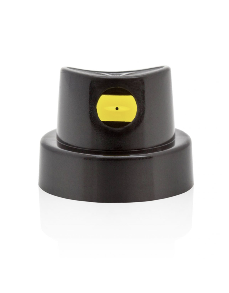 Montana Spray Caps, Flatjet Medium Black/ Yellow Cap - MICA Store