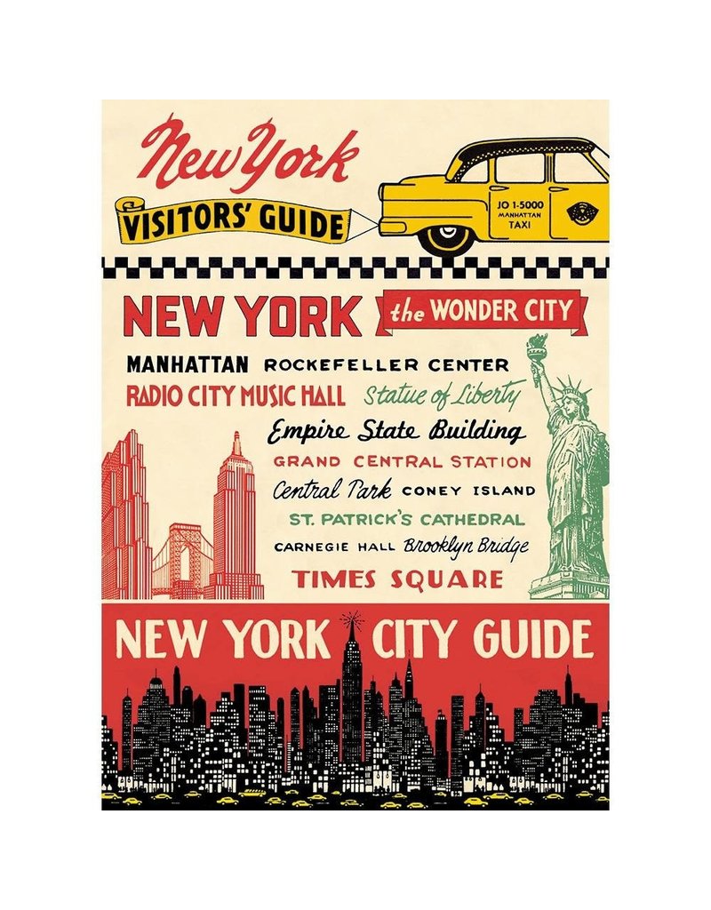 Cavallini Wrap Sheet New York City Guide