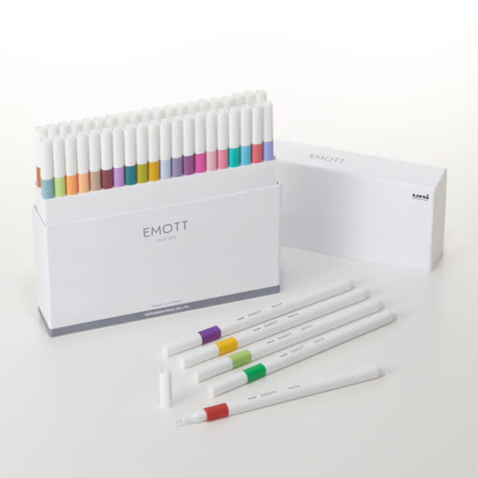 UX Uni Emott Fineliners EMOTT Fineliner Pen Sets, 40-Pen Set