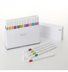 UX Uni Emott Fineliners EMOTT Fineliner Pen Sets, 40-Pen Set