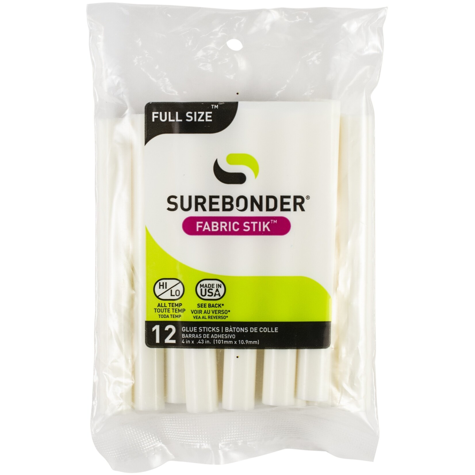 FPC Products Glue Sticks Fabric Stik All Temp Standard   12 - 4" Length