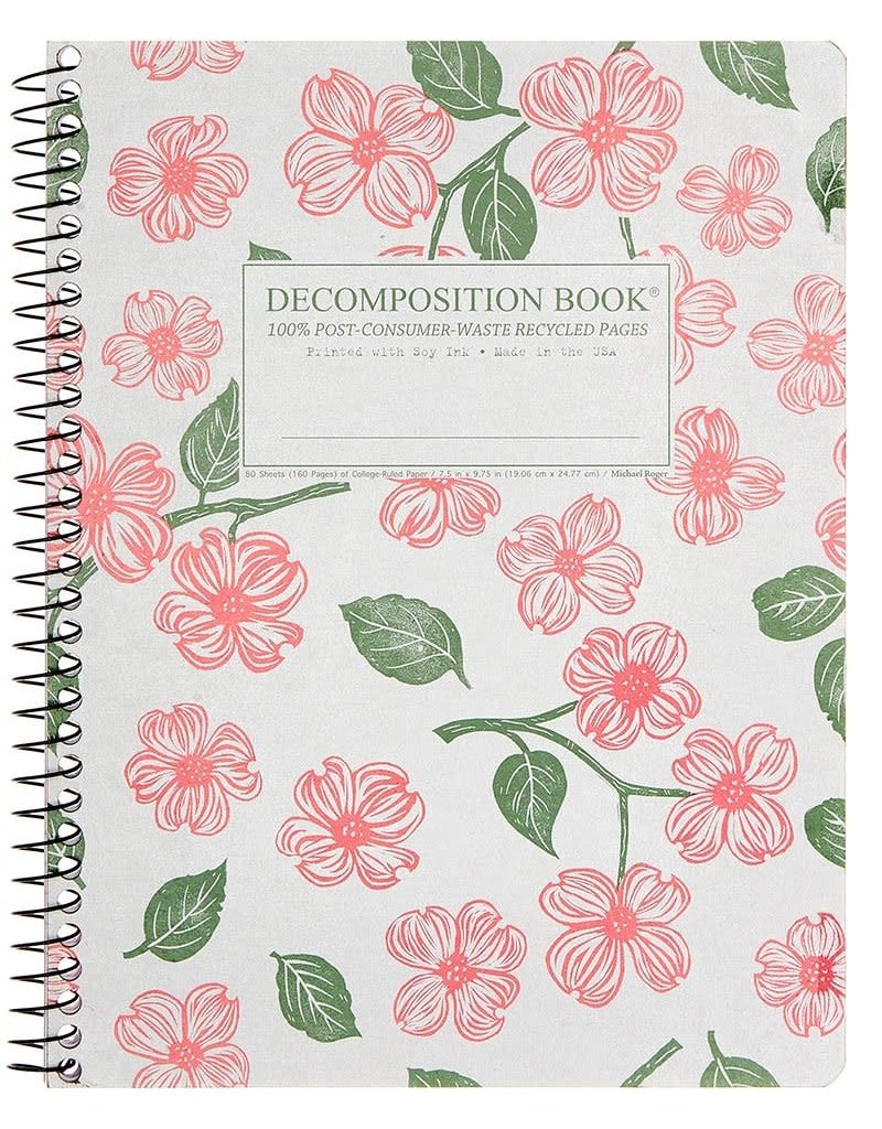 Michael Rogers Coilbound Decomposition Book | Dogwood | Lined