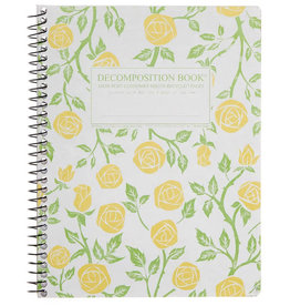Michael Rogers Coilbound Decomposition Book | Roses | Lined