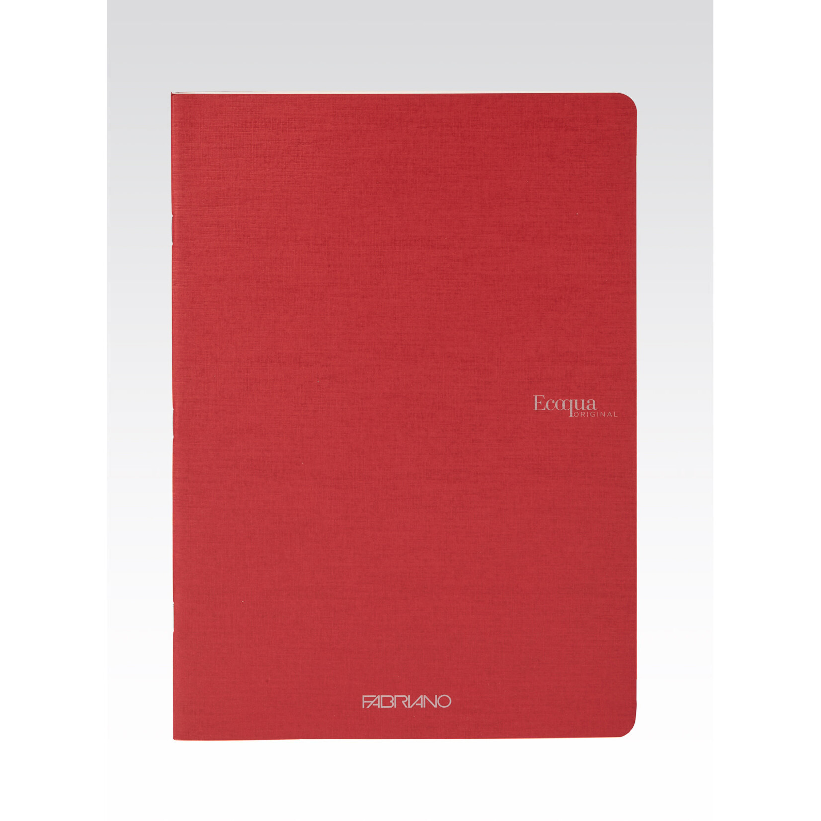 Fabriano Ecoqua Original Staple-Bound Notebooks, 5.8" x 8.3" (A5) - Blank, Cherry - 40 Shts