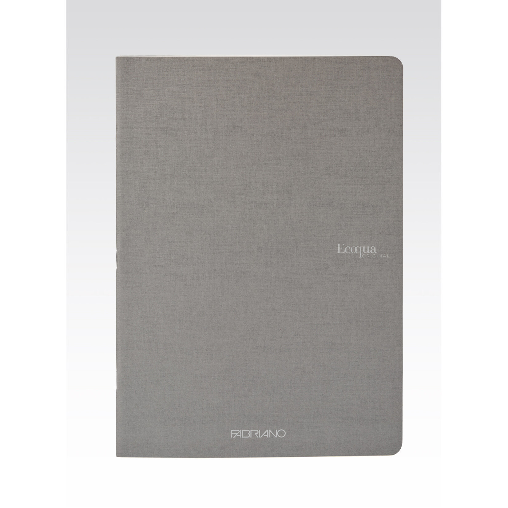 Fabriano Ecoqua Original Staple-Bound Notebooks, 5.8" x 8.3" (A5) - Blank, Grey - 40 Shts