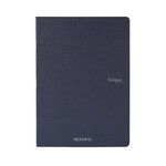 Fabriano Ecoqua Original Staple-Bound Notebooks, 5.8" x 8.3" (A5) - Blank, Navy - 40 Shts