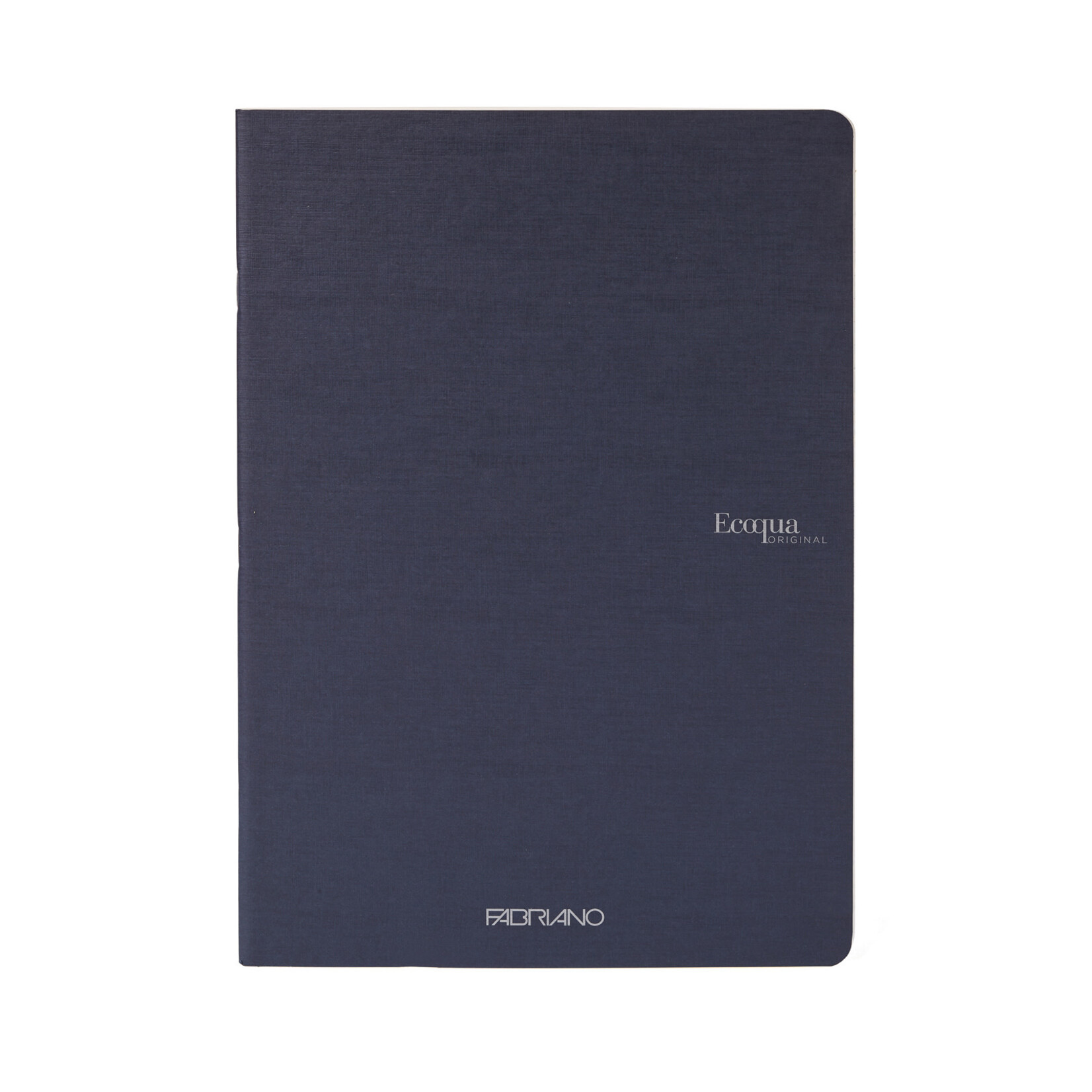 Fabriano Ecoqua Original Staple-Bound Notebooks, 5.8" x 8.3" (A5) - Blank, Navy - 40 Shts