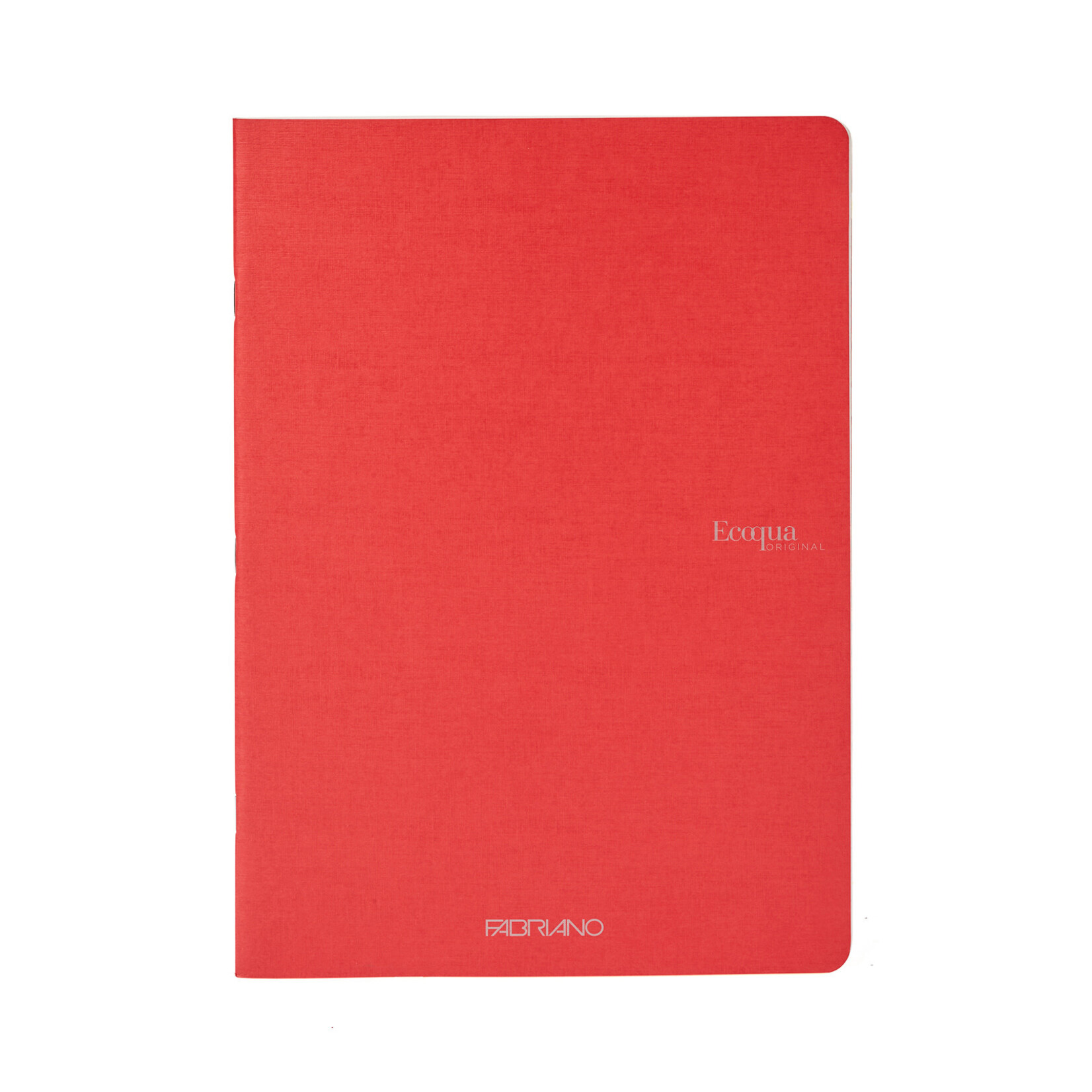 Fabriano Ecoqua Original Staple-Bound Notebooks, 5.8" x 8.3" (A5) - Blank, Red - 40 Shts