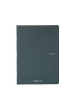Fabriano Ecoqua Original Staple-Bound Notebooks, 5.8" x 8.3" (A5) - Blank, Dark Green - 40 Shts