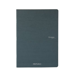 Fabriano Ecoqua Original Staple-Bound Notebooks, 5.8" x 8.3" (A5) - Blank, Dark Green - 40 Shts
