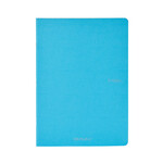 Fabriano Ecoqua Original Staple-Bound Notebooks, 5.8" x 8.3" (A5) - Blank, Turquoise - 40 Shts