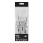 Liquitex BASICS BRSH SYNTH 3PC ST