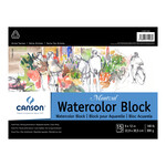 Canson Artist Series Montval Watercolor Blocks, Blocks (15 Sheets), 9" x 12"
