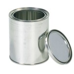 Uline Unlined Metal Paint Can with Lid - 1 Quart