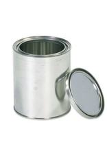 Unlined Metal Paint Can with Lid - 1 Quart - MICA Store