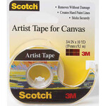 Scotch 3m Scotch Artist Tape For Canvas, 3/4'' X 10 Yds